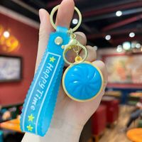 Креативный милый брелок-сквиш в форме пельменя, светящаяся игрушка-антистресс из ПВХ, идеально подходит для подарков