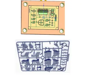 Özel mini küçük ABS PVC plastik aksiyon figürleri oyuncaklar oyunu enjeksiyon kalıplı kalıp