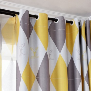 Latest Design Pink Color Polyester Printed Blackout Pinch Pleat Baby Bedroom <strong>Curtains</strong> Wholesale - Product Image 4
