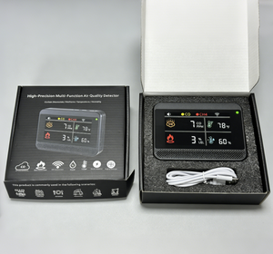 Aectec A1 Desain Ringkas Konduktor Tunggal Pemantau Kualitas Udara Mini Genggam Portabel TUYA WIFI Pengukur Gas Bahan Bakar - Product Image 4