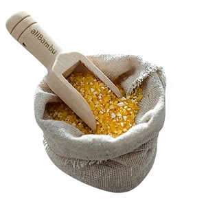 Cuillère en bois de conception classique, écologique et de qualité supérieure pour les grains de café, le thé, le sucre et les épices - Product Image 4