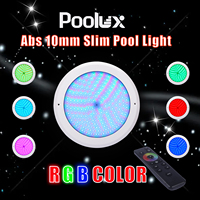 Luz LED RGB para Piscina con Control por WiFi y Aplicación, Cubierta de PC, Ultra Delgada y Plana, Sumergible