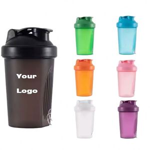 Custom LOGO 400ML BPA-Free Plastic Gym <b>Bottle</b> Shaker Healthy Mixing Portable <b>Protein</b> Pill Powder Direct Drinking Drinkware - Product Image 1