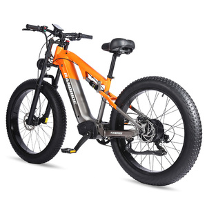 Bicicleta Eléctrica de Montaña sin Escobillas al por Mayor, 1500W, Amortiguador Trasero, Batería de Litio de 20Ah, Neumático Ancho de Aluminio - Product Image 1