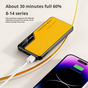 พาวเวอร์แบงค์แบบพกพาขนาดเล็กบางเฉียบ ความจุ 10000 มิลลิแอมป์ชั่วโมง ช่องเสียบ USB คู่ <span class=keywords><strong>ราคา</strong></span>ประหยัด - Product Image 5