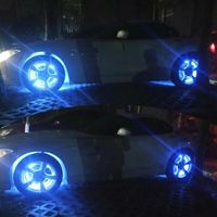 Kit d'éclairage LED RGB 5050 pour jantes de voiture tout-terrain, 12V, 40cm, les plus lumineuses, à changement de couleur, certifiées CE ROHS, ajustement universel, accessoire automobile