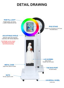 Machine Photobooth iPad <span class=keywords><strong>à</strong></span> écran LCD 29 pouces, en stock dans l'entrepôt étranger, <span class=keywords><strong>logiciel</strong></span> <span class=keywords><strong>gratuit</strong></span> fourni, installation facile, affaires très rentables - Product Image 5