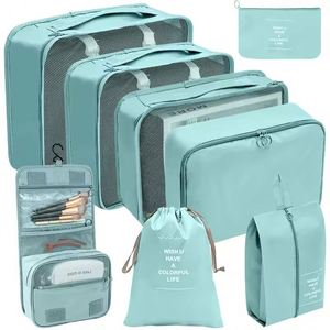 Multipurpose Capacity Clothes Travel <b>Bag</b> 8 Pieces Set Duffel Clothes Organizer Travel Large Storage <b>Bag</b> - Product Image 5