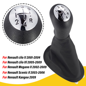 Renault Gear <b>Shift</b> <b>Knob</b> Leather Manual Transmission Handball Dust Cover Ergonomic Design - Product Image 2