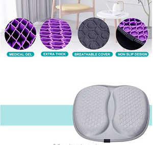 Anjuny Wholesale comfort soft Square honeycomb egg gel seat cushion gel sitter per sedia da ufficio <span class=keywords><strong>seggiolino</strong></span> <span class=keywords><strong>auto</strong></span> - Product Image 4