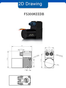 12V 24V DC Membran Flüssigkeits pumpe Selbst ansaugende Flüssigkeits übertragungs pumpe bürstenlose Mikromembran-Tinten wasserpumpe für den Tinten strahl druck - Product Image 2