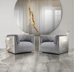 Set divano con struttura in legno massello di fascia alta <span class=keywords><strong>e</strong></span> Design italiano moderno in tessuto Nubuck poltrona di lusso per soggiorno divano mobili - Product Image 1