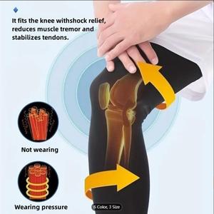 Genouillère à compression avec logo personnalisé <span class=keywords><strong>Bas</strong></span> <span class=keywords><strong>de</strong></span> mollet élastique Soulagement <span class=keywords><strong>de</strong></span> la douleur Manchons <span class=keywords><strong>de</strong></span> jambe <span class=keywords><strong>de</strong></span> basket-ball - Product Image 4