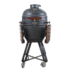 <span class=keywords><strong>Barbecue</strong></span> Kamado au charbon de bois AUPLEX 18 pouces, style coréen moderne, luxueux, en fer et céramique, robuste, pour extérieur - Product Image 2