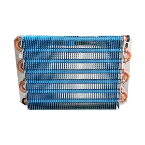 Refrigerador aire acondicionado tipo aleta evaporador aleta de aluminio Intercambiador de Calor radiador