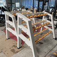 Support de rangement pour haltères de fitness commercial, capacité 10 paires, ensemble de supports pour haltères de gym, machine de rangement pour haltères de beauté