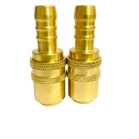Raccord hydraulique rapide en laiton Z80 3/8 5/8 3/4 pour tuyau, raccord de compression d'eau