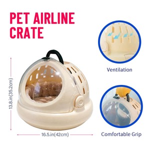 Sac de <span class=keywords><strong>transport</strong></span> multifonctionnel et écologique pour <span class=keywords><strong>animaux</strong></span> de compagnie (chats et chiens) <span class=keywords><strong>en</strong></span> plastique souple, avec design capsule spatiale - Product Image 2