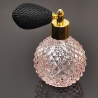 Bouteille de parfum d'atomiseur rechargeable vide de haute qualité de 50 ml 100ml avec la pompe d'airbag de couleur différente