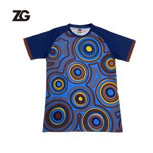 Kaus lengan pendek cetak logo kustom/Kaus katun imitasi uniseks desain baru - Product Image 5