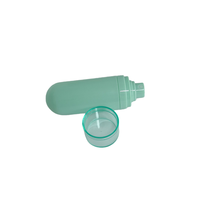 Flacon vide en plastique aux couleurs macaron, flacon pompe sans air de luxe, emballage plastique 30ml 50ml 100ml 120ml