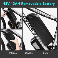 Vélo de montagne électrique EU Warehouse FLM E8 29 pouces 48V 750W 17.5AH pour adultes, tout-terrain