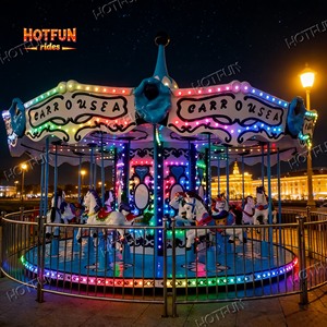 Manèges de chevaux de carrousel pour enfants, style chinois, pour parcs d'attractions, fêtes foraines et centres commerciaux - Product Image 4