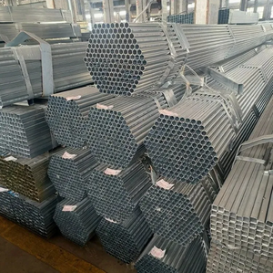Tuyaux galvanisés à chaud de qualité supérieure-Tubes en acier durables avec revêtement en zinc pour les clôtures extérieures, les systèmes d'irrigation et la structure - Product Image 4