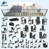 PK 2026 OEM Máquina de Entrenamiento de Hombros Ajustable con Asiento, Equipo de Fitness Multifunción, Sets Completos de Fitness, Equipo de Gimnasio