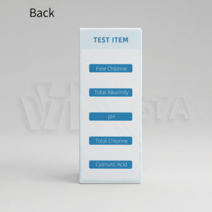 Bandelettes de test Vista 5-en-1 pour piscine et spa, résultats rapides, 100 unités, kit de test de la dureté, du <span class=keywords><strong>chlore</strong></span> total, du <span class=keywords><strong>chlore</strong></span> <span class=keywords><strong>libre</strong></span> et du brome - Product Image 2
