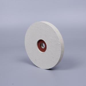 Almohadilla de Fieltro de Lana de Alta Densidad con Respaldo de Plástico Rojo para Pulir Metal - Product Image 6