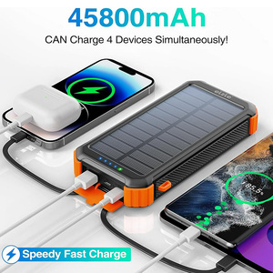 <span class=keywords><strong>Batterie</strong></span> <span class=keywords><strong>Externe</strong></span> <span class=keywords><strong>Solaire</strong></span> Étanche Elzle 45800mAh à Charge Rapide avec Câble Intégré Portable <span class=keywords><strong>pour</strong></span> Extérieur 30W USB-C Nouveau Produit 2025 - Product Image 2