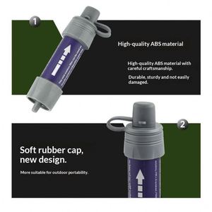Outdoor Water Filter Straw Water Filtration System Water Purifier for Emergency <b>Camping</b> Hiking Survival Tools - Product Image 5