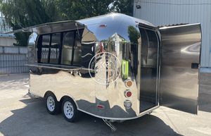 Fast Food <b>Mobile</b> Full <b>Kitchen</b> DOT Consession Trailers Food Trailer Cart Fully Equipped With Wheels for Australia - Product Image 2