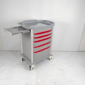 Ziekenhuisgebruik, rondgang, verpleegkar met meerdere laden, draagbare patiënt- en noodhulpmedische <span class=keywords><strong>trolley</strong></span> - Product Image 2