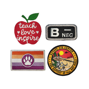 Chất Lượng Tùy Chỉnh Polyester Lưu Niệm Phù Hiệu Hoa Hình Thêu Hạt Cho Trường Áo Khoác Khác Nhau <span class=keywords><strong>Irish</strong></span> Anh Châu Âu Thị Trấn Khu Vực - Product Image 1