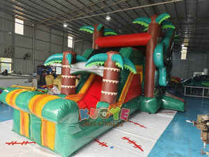KUOYE Toboggan Offre Spéciale commercial 3D château <span class=keywords><strong>gonflable</strong></span> combo château <span class=keywords><strong>gonflable</strong></span> <span class=keywords><strong>Jurassic</strong></span> Park toboggan <span class=keywords><strong>gonflable</strong></span> pour château sautant - Product Image 3