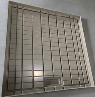 Bancs de culture hydroponique 5x5 en ABS de qualité alimentaire avec système de drainage Ebb and Flow 4x4 4x8 pour serres