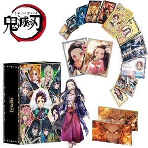 Anime giapponese all'ingrosso carte da gioco ispessite <span class=keywords><strong>TR</strong></span> 3D demone <span class=keywords><strong>Slayer</strong></span> Anime carte da collezione - Product Image 1