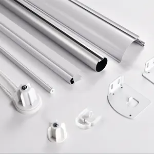 Aluminum Tubes Window Shutter Accessories Manual Electric Zebra Roller Blind shades parts
