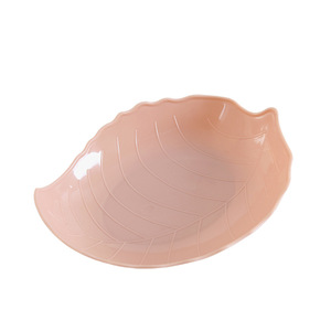 Leaf Shaped Dried Fruit Plate Candy Color Snack Dish For Party Serving 4 Pieces Set - Product Image 5