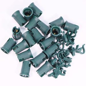 C7 E12 C9 <span class=keywords><strong>E17</strong></span> thay thế bóng đèn ổ cắm Trắng Ổ cắm SPT-1 giáng sinh chuỗi ánh sáng vít phong cách ổ cắm thay thế đèn chủ - Product Image 6