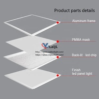 Panneau Lumineux de Plafond Ciel Économique Usine Jiaxing 600x600 603x603 2x2ft, Dalle Lumineuse LED Ciel Nuageux, Dalle de Plafond