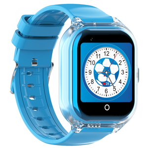 어린이 스마트 워치 비디오 통화 블랙 실리콘 디지털 어린이 스마트 시계 어린이 단계 카운터 Whatsapp 액세스 SOS IP67 - Product Image 4