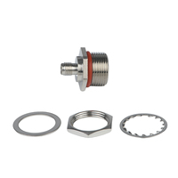 Conector SMA-KY Split M16 RF Impermeable, Conector Coaxial RF TNC Hembra, Conector de Panel a Adaptador TNC Hembra