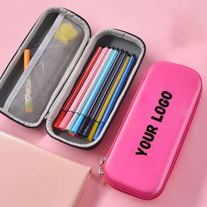 Customized Black Rectangular Zipper Travel <b>Case</b> Brand EVA Earphone Cable Storage Organizer - Product Image 1