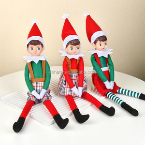 Christmas Long-legged <b>Elf</b> Doll, Plush Cute Cartoon Christmas Decoration <b>Toy</b> for Children Wholesale Supplies - Product Image 2