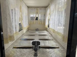 Merveilleux van de constructeur de transport spécial d'entraîneur de corbillard de conception royale électrique noire - Product Image 6