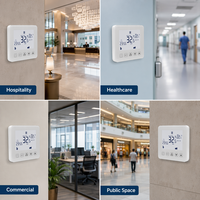 Termostato Wifi para Aire Acondicionado Automático Hysen HY08AC de Montaje en Superficie