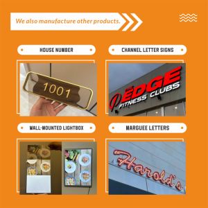 ป้ายไฟ Daco Sign แบบ OEM/ODM ปรับแต่งได้สำหรับร้านบาร์/ร้านกาแฟ พร้อมบริการออกแบบฟรี สำหรับโฆษณาและตกแต่ง ทำจากสแตนเลส - Product Image 3